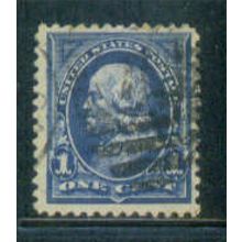 Used 264 1c Benjamin Franklin Fine M02843