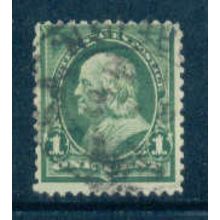 Used 279 1c Benjamin Franklin Average Plus M04373