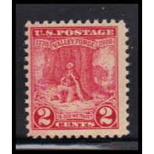 645 2c Valley Forge Just Clears MNH O1032