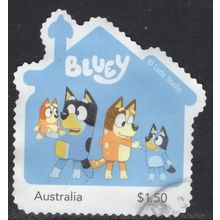 2024: KIDS' SHOWTIME GREATS, BLUEY, USED SELF-ADHESIVE MYSTAMP. 059