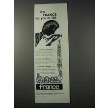 1959 France Tourism Ad - It's For You