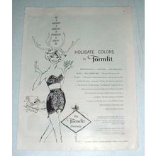 1959 Formfit Strapless Bra & Skippies Girdle Ad!