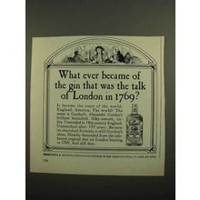 1966 Gordon's Gin Ad - The Talk of London in 1769