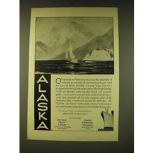 1933 Northern Pacific Railway and Alaska Steamship Company Ad - Alaska