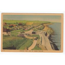 Municipal Camp Caravan Park West of Towers Reculver Postcard Kent