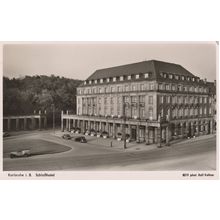 AK Karlsruhe Schlosshotel German Hotel Mint Real Photo Postcard