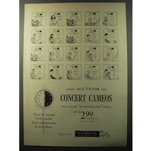 1953 RCA Victor Albums Ad - Another RCA Victor first Concert Cameos