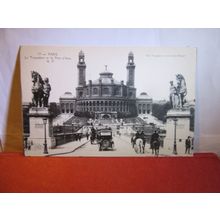 LENA BRIDGE, PARIS, FRANCE unused antique postcard by A Papeghin #