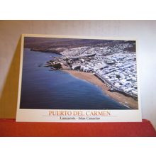 PUERTO DEL CARMEN, LANZAROTE, ISLES CANARIAS, SPAIN unused postcard #