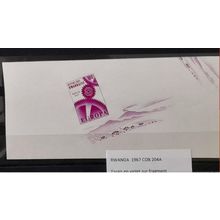 Rwanda 1967 COB Bl 8 Color proofs IMPERF ND Europa CEPT Naples Napoli exposition