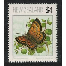 New Zealand Butterfly Common Copper 'Lycaena salustius' $4 1997 MNH SG#1643
