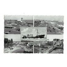 Lowestoft, Multiview RP Postcard.