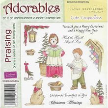 Crafter's Companion. Adorables Praising Stamp Set. Stamping Cardmaking Crafts