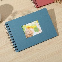 Woodside Home Living Spiral Bound Scrap Book Style Photo Album - 21.5cm x 15cm -