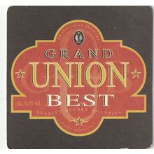 BEER MAT - GRAND UNION BREWERY - GRAND UNION BEST - (Cat 001) - (2002)
