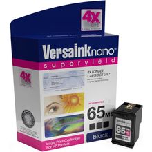Versaink-Nano HP 65 MS MICR Black Ink Cartridge for Check Printing, 1