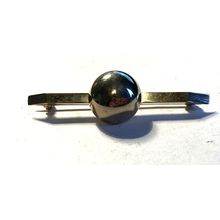 Silver Dome Pin 2 1/8"