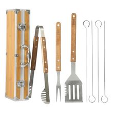 Gibson Home Barbecue Pro 8 Piece Stainless Steel Barbecue Tool Set with Carry...