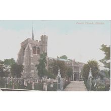 Parish Church Hitchin Hertfordshire Postcard (QHER392)