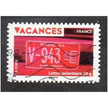 FRA 2009 (56c) 'VACANCES -NUMBER PLATE' FINE USED (EBID21149)