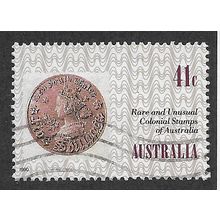 AUS 1990 41c '150TH ANN OF PENNY BLACK' FINE USED (EBID59-045)