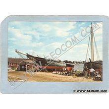 CT Mystic Postcard Mystic Seaport Drydock ct_box3~1496