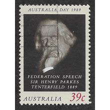 AUS 1989 39c 'AUSTRALIA DAY ' FINE USED (EBID67-279)