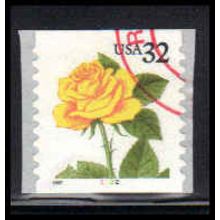 Used 3054 32c Yellow Rose Very Fine CNS 1122 PA6942