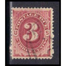 Used J17 3c Postage Due Fine W1065