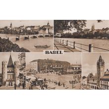 Basel Antique Swiss Switzerland Real Photo Postcard