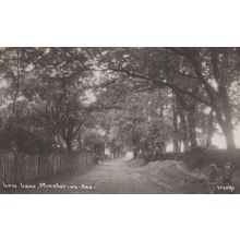 Love Lane Minster On Sea Kent Village Antique Real Photo Postcard