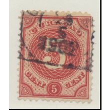 Netherlands Antilles Stamp Scott #17, Used, 1902 Cancel