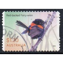 Australia 2023 Fairy Wrens - Red-backed Fairy Wren $1.20 s/a Used