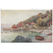 Babbacombe Devon W W Quatremain Art Postcard J Salmon 723