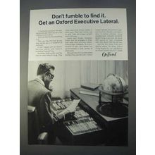 1966 Oxford Executive Lateral Filing Cabinet Ad