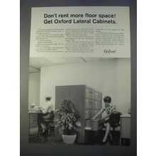 1966 Oxford Latereal Cabinet Ad, Don't Rent Floor Space