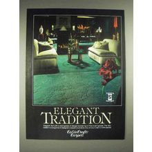 1980 Cabin Crafts Carpet Ad - Elegant Tradition