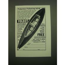 1980 Folbot Boat Ad - Fabulous Folboting Now