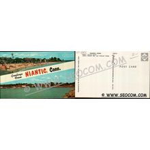 CT Niantic Postcard Greetings From Niantic Conn 2 View ct_box4, getfrom3, ~1601