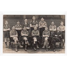 Fuller's House XI 1931 Derby Grammar School RP Postcard
