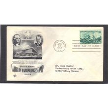 FDC Art Craft 1244 5c World's Fair (Cachet-Typed/A) CV42046