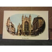 BATH ABBEY, BATH. SOMERSET unused postcard Colourmaster =
