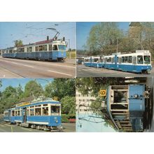 Hauptbahnhof Wartau Switzerland Zurich Tram Transport 4x Postcard s