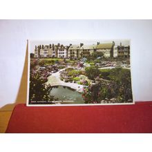 ROCK GARDENS, SOUTH SHORE. SKEGNESS, LINCOLNSHIRE used postcard RP 1935 pm =
