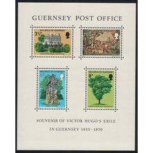 Guernsey Victor Hugo's Exile in Guernsey MS 1975 MNH SG#MS130 Sc#126a