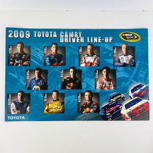 Toyota Camry NASCAR Driver Line Up Poster 2009