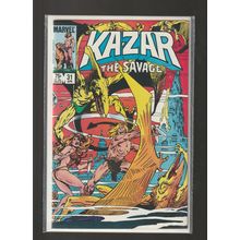 Kazar The Savage, #31, 1983, Marvel Comic Book, Mid Grade