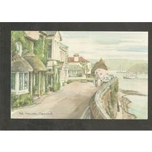 Postcard Cornwall St Mawes Watercolour by David Skipp