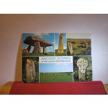 ANCIENT STONES, LAND'S END PENINSULA, CORNWALL, unused postcard Murray King =