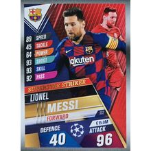 MATCH ATTAX 101 2019/20 #SS2 LIONEL MESSI (BARCELONA) SUPERSTAR STRIKER